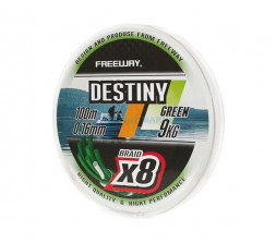 Леска плетеная FREEWAY Destiny Gray FWx8 0.26 39lb 18кг