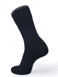 Носки Norveg Dry Feet женские для мембранной об., цвет черный с серой полосой, разм 38-39