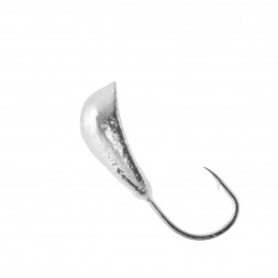 Мормышка вольфрамовая Lumicom Волжская уралка с отв. Ф3 серебро