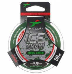 Леска Intech Ice Khaki moss green 0.10 30м
