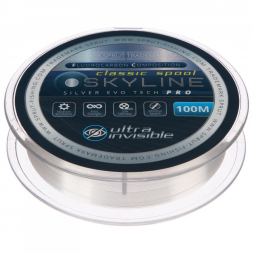 Леска SPRUT Skyline Fluorocarbon Composition EvoTech Classic Silver 0.235 100м