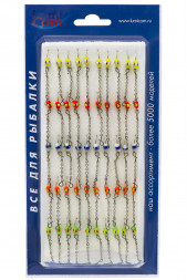 Мормышка Condor на цепочке фосфорная №28-Б набор - d8 /50шт/