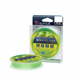 Леска Sprut Skyline Fluorocarbon Composition IceTech RPO Neon 0.165 50м