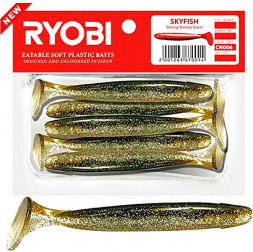 Риппер Ryobi SKYFISH 109mm, цвет CN006 swamp bird, 3 шт