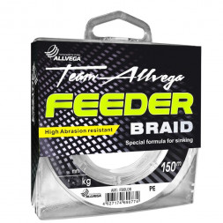 Леска плетеная Allvega Feeder Braid темно-олив. 0.10 150м