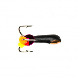 Мормышка вольфрамовая Condor Чертик с коронкой 2,0 мм, медь 15 шт