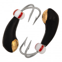 Мормышка вольфрамовая Condor Коза-уралка, с коронкой, 2,0 мм, золото 15 шт