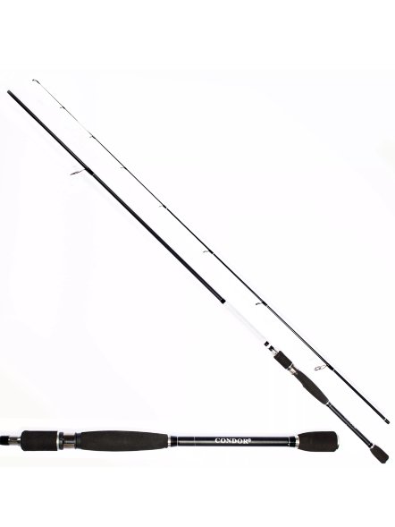 Спиннинг Condor Black Point длина 2,70 м, тест 15-50 гр, carbon IM-8, штекер
