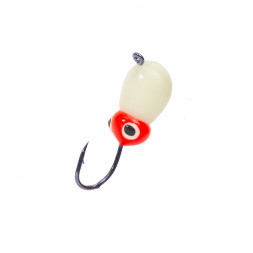 Мормышка вольфрамовая Lumicom Капля с ушком Ф3.2 обмазка жучок P, цена за 1 шт.