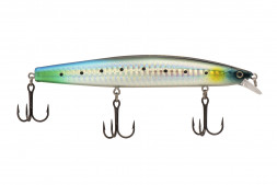 Воблер KYODA Spotlight Minnow-125F 12,5 см 22 гр цвет P94, заглубление 0,5-0,8 м