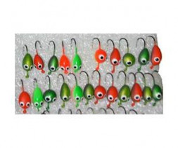Набор мормышек вольфрамовых Пирс №21 &quot;Попугай мелк.&quot; 42шт