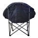 Кресло складное кемпинговое KYODA круглое р.104*84*49 см, цвет серый